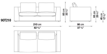 Maxalto Диван из ткани Otium sun-id-1372446 - Вид №7