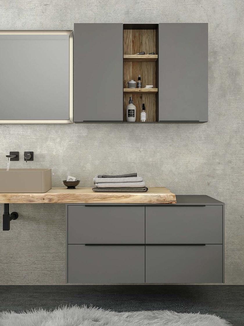 LEGNOBAGNO Тумба под умывальник одинарная со шкафом Life sun-id-1466899 - Вид №3