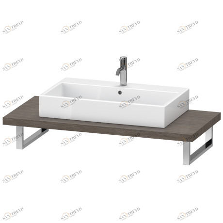 XL102C05151 X-Large Консоль для накладных раковин и встраиваемых умывальников Сосна коричневая, декор Duravit