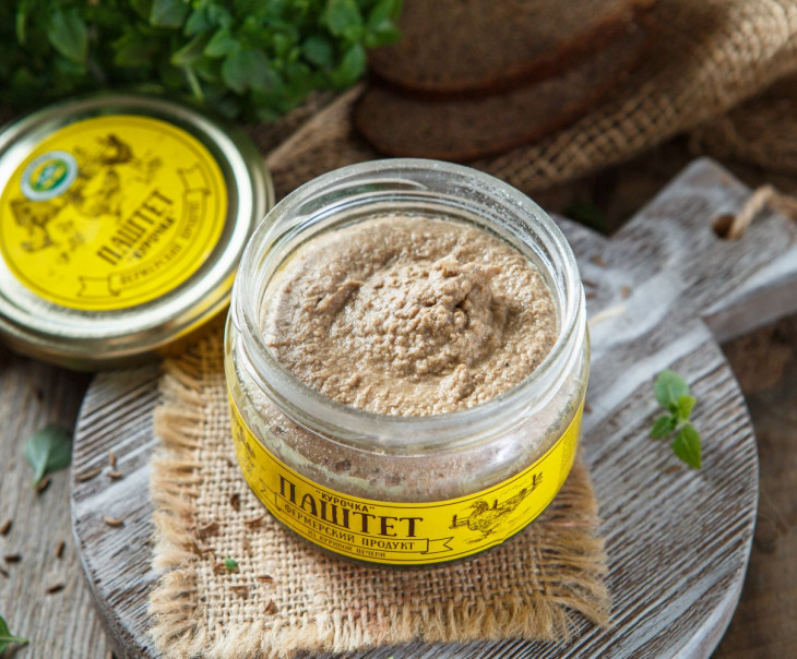 4149 Паштет "Курочка" из куриной печени Вкусляндия  - Вид №1