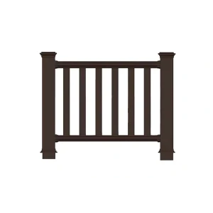 Ограждения из ДПК Holzhof Секция 3Д