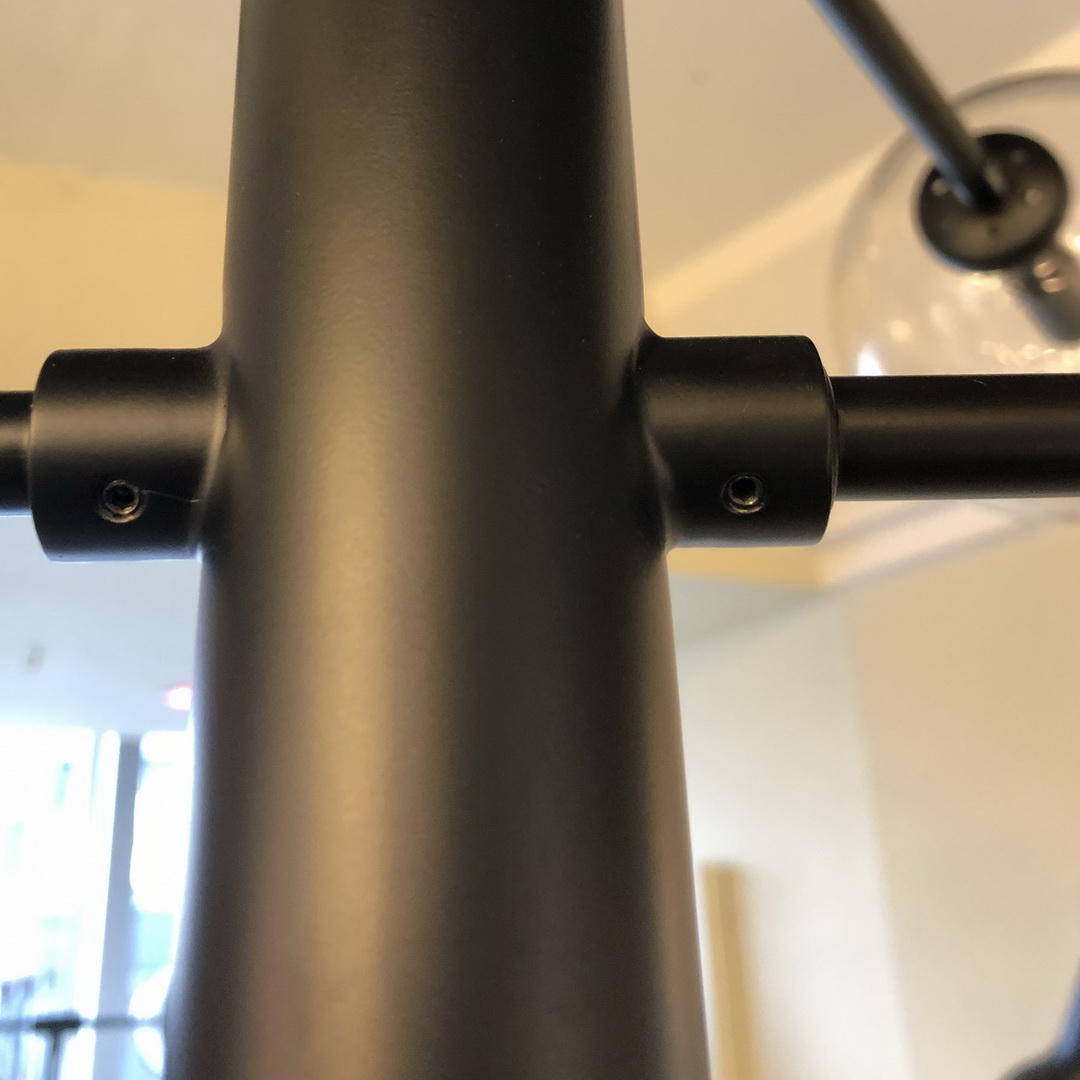 Aromas ATOM C1214/8 black/clear glass люстра подвесная 111273 - Вид №3