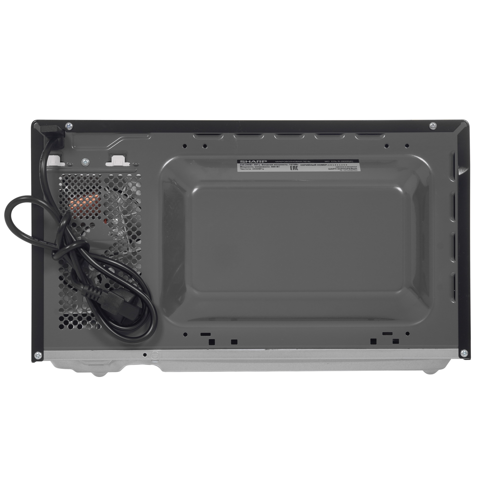 5321758 Микроволновая печь Sharp R2800RK черный STDN-0085862 - Вид №7