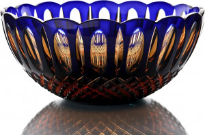 10634985 Гусевской Хрустальный Завод им. Мальцова Ваза для фруктов "Звездная карусель" Хрусталь