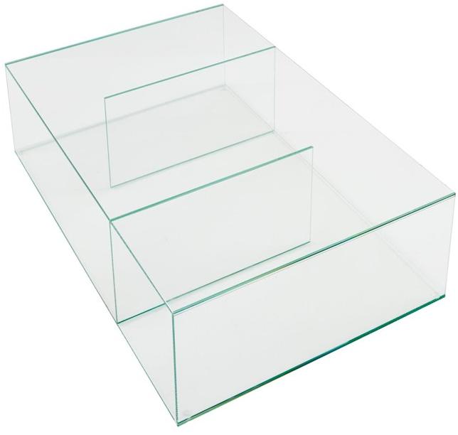 Ligne Roset Низкий прямоугольный журнальный столик из стекла  19960070  - Вид №1