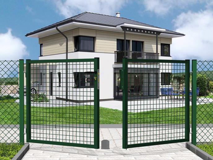 Ворота с замком Ferro Bulloni пешеходные ворота ARCH-00109006