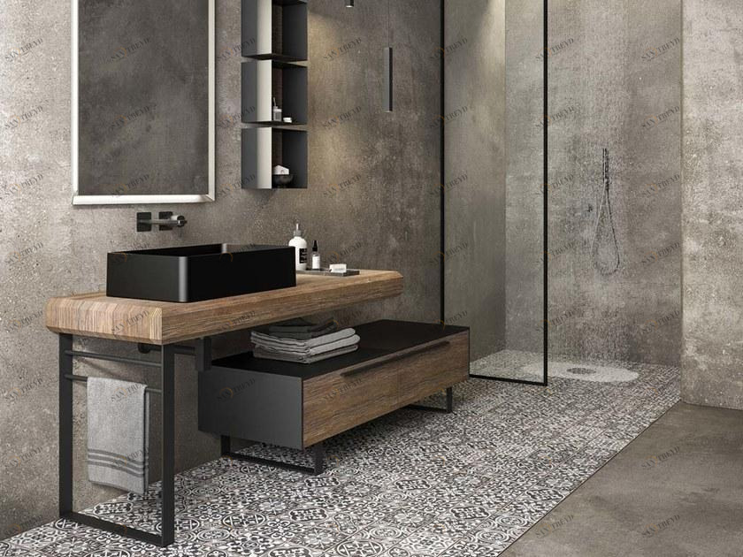 LEGNOBAGNO Тумба под умывальник одинарная с зеркалом Life sun-id-1377112