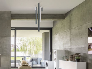 Стальной потолочный светильник