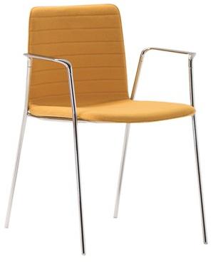 Andreu World Стул из полимера штабелируемый с подлокотниками Flex high back So1610 - Вид №1