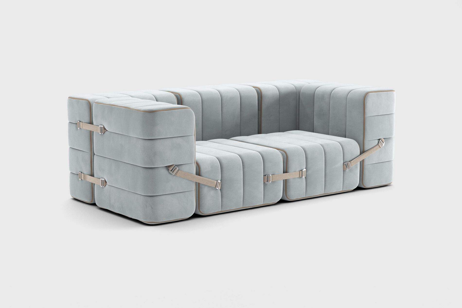 2-местный модульный тканевый диван AMBIVALENZ Curt ARCH-00014104 - Вид №11