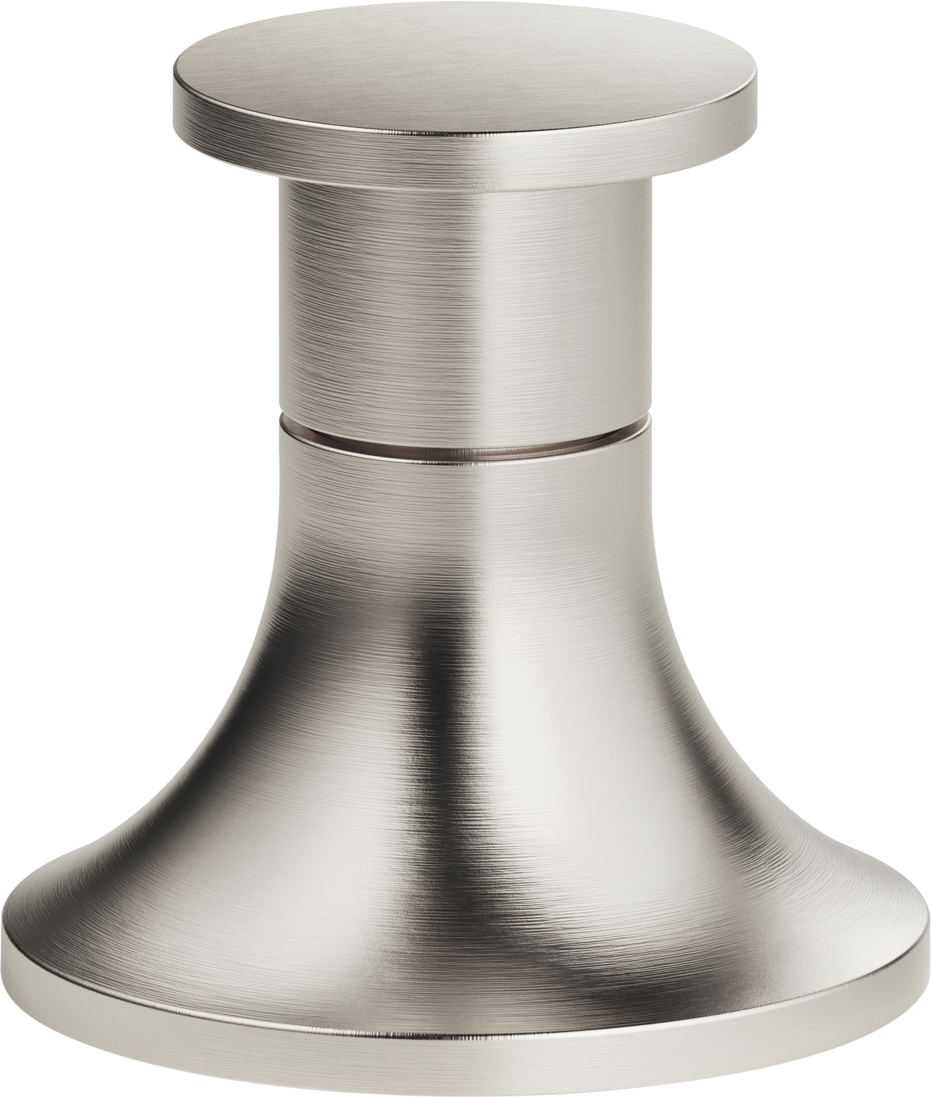 Двусторонний переключатель VAIA для установки на край ванны или на край плитки — матовая платина