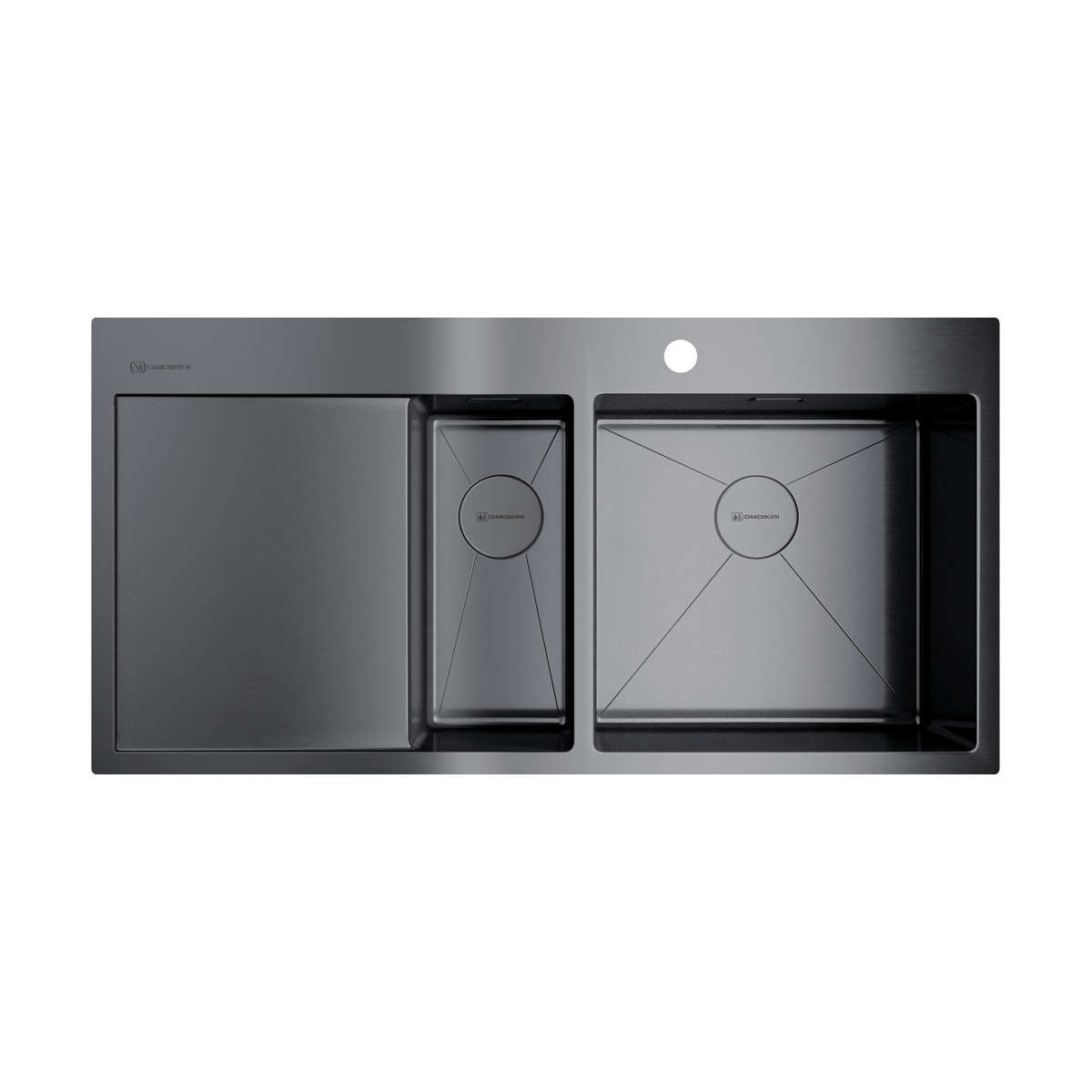 Кухонная мойка Akisame 100-2 GM-R OMOIKIRI 4973104