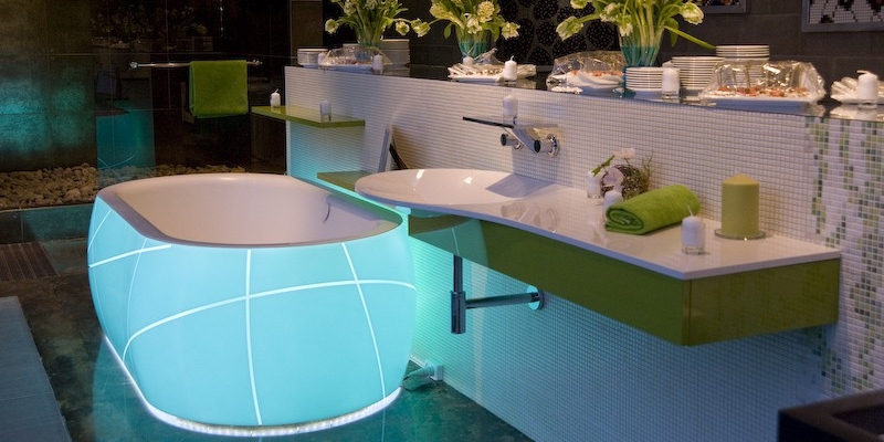 Mauersberger Ванна минеральная с белой подсветкой NEON Light 6218510101 - Вид №4