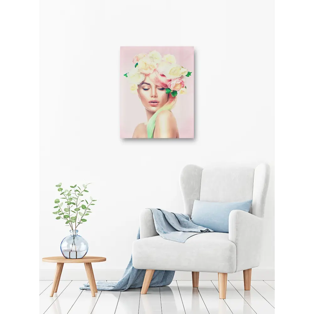 Картина на стекле Девушка весна 40x50 см POSTERMARKET STLM-2050574 - Вид №4