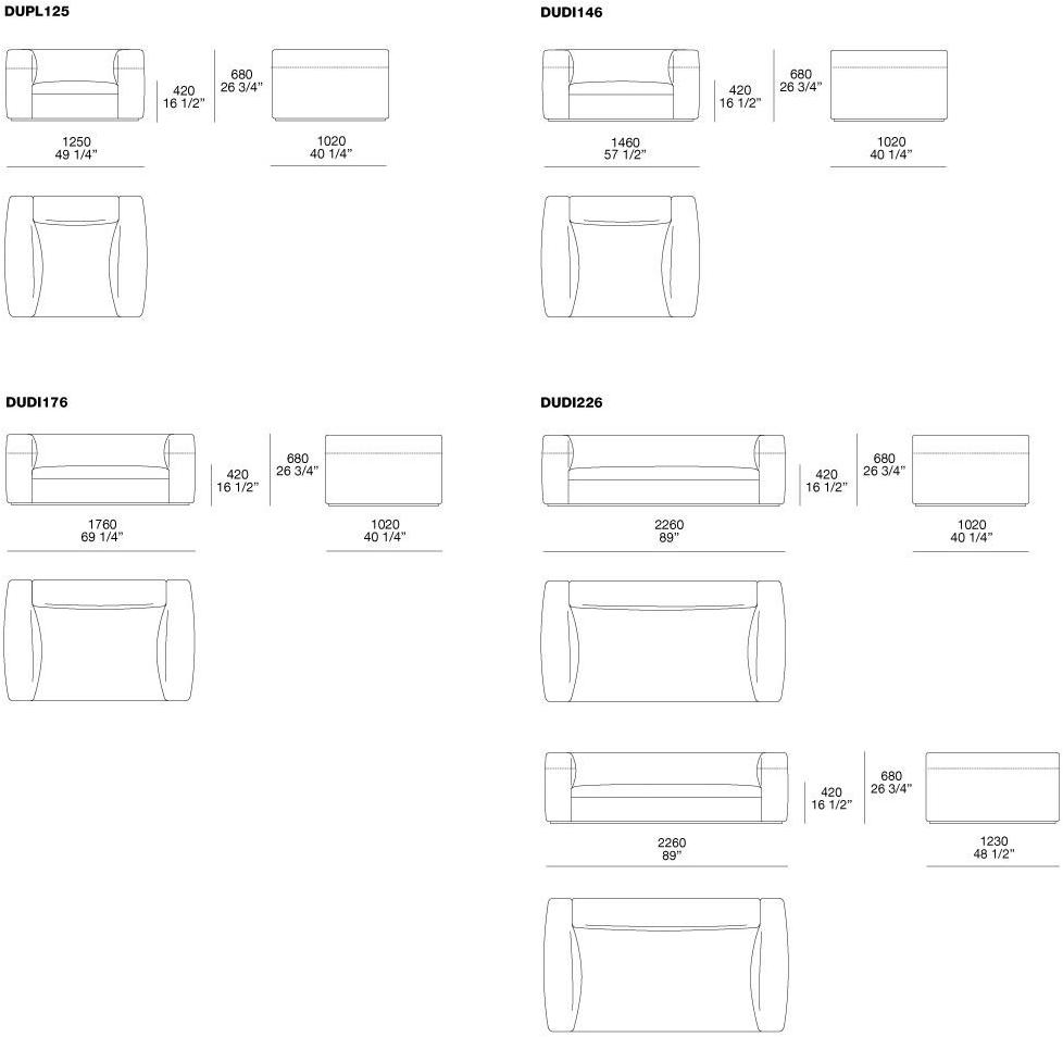 Poliform Съемный тканевый диван Dune sun-id-1450619 - Вид №8