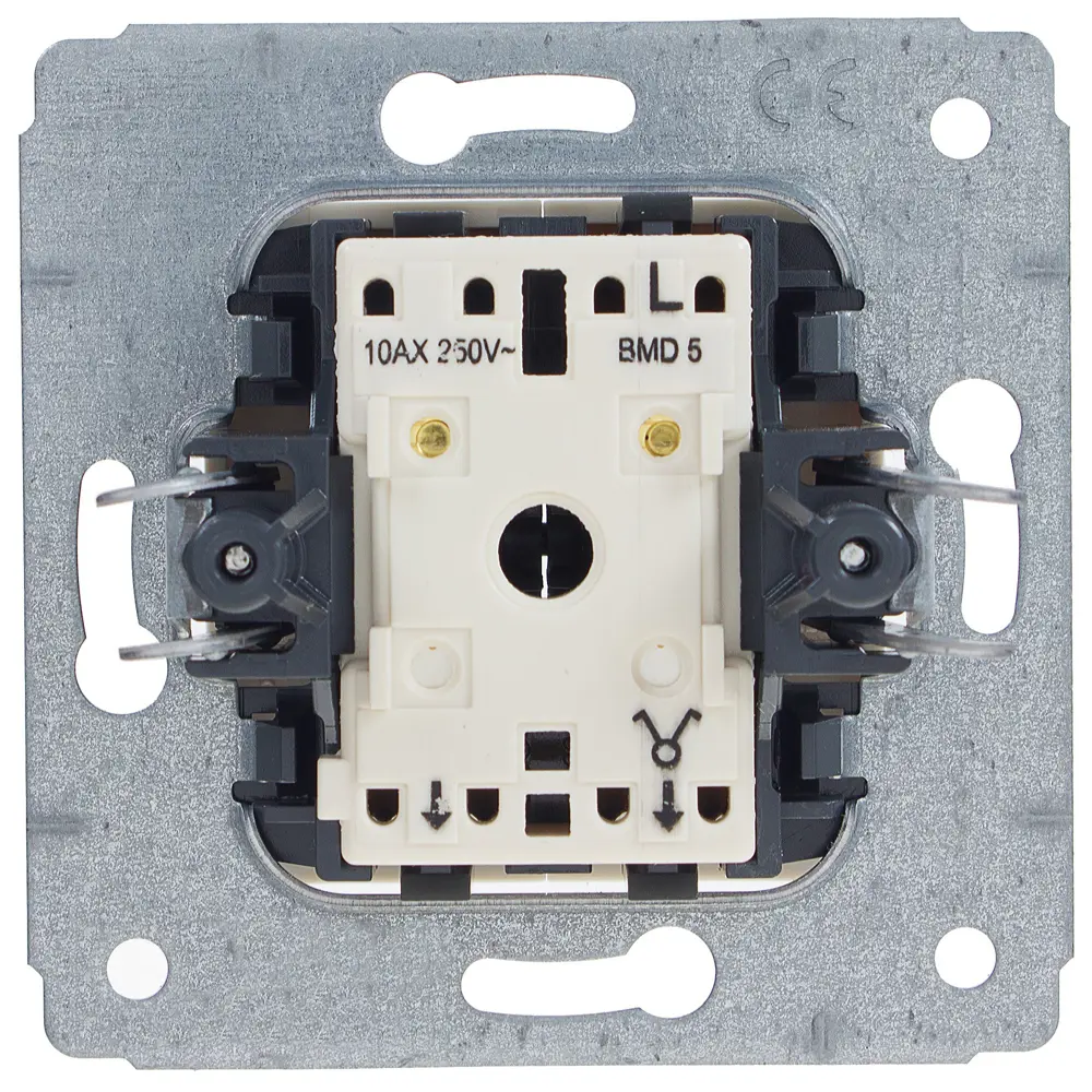 Выключатель встраиваемый Legrand Cariva 2 клавиши, цвет слоновая кость STLM-2004315 - Вид №3