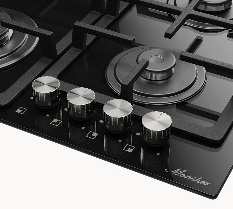9121434 Газовая варочная поверхность Monsher MGG 61 Noir STDN-0000496 - Вид №2