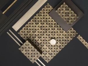 DE CASTELLI Металлическая мозаика Demosaic