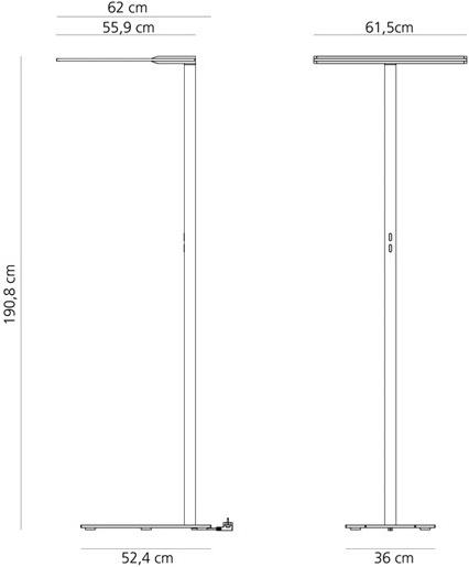 Artemide Торшер из алюминия прямого и отраженного света Pad sun-id-1483486 - Вид №2