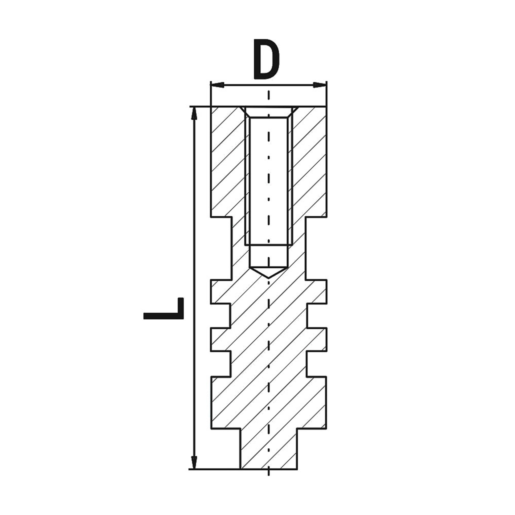 VF.064.000.034 Valfex Шток для радиаторного шарового крана  - Вид №1
