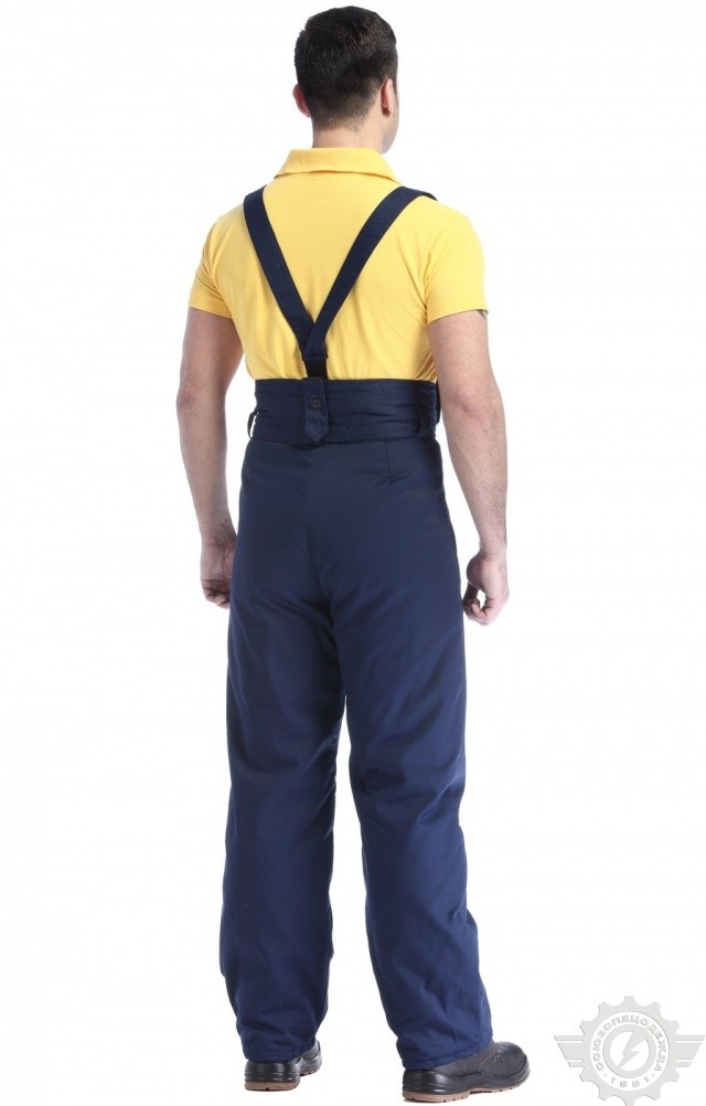 65013 Брюки "Эксперт" зимние темно-синие  Зимняя спецодежда  размер 56-58/170-176  - Вид №3
