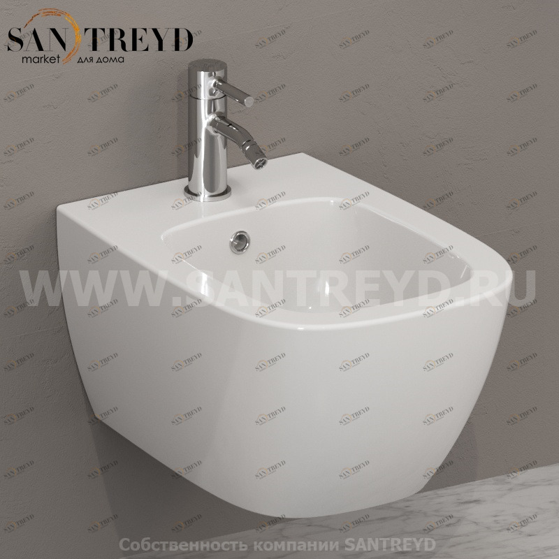 GNS10BI Биде подвесное GENESIS Ceramica Globo