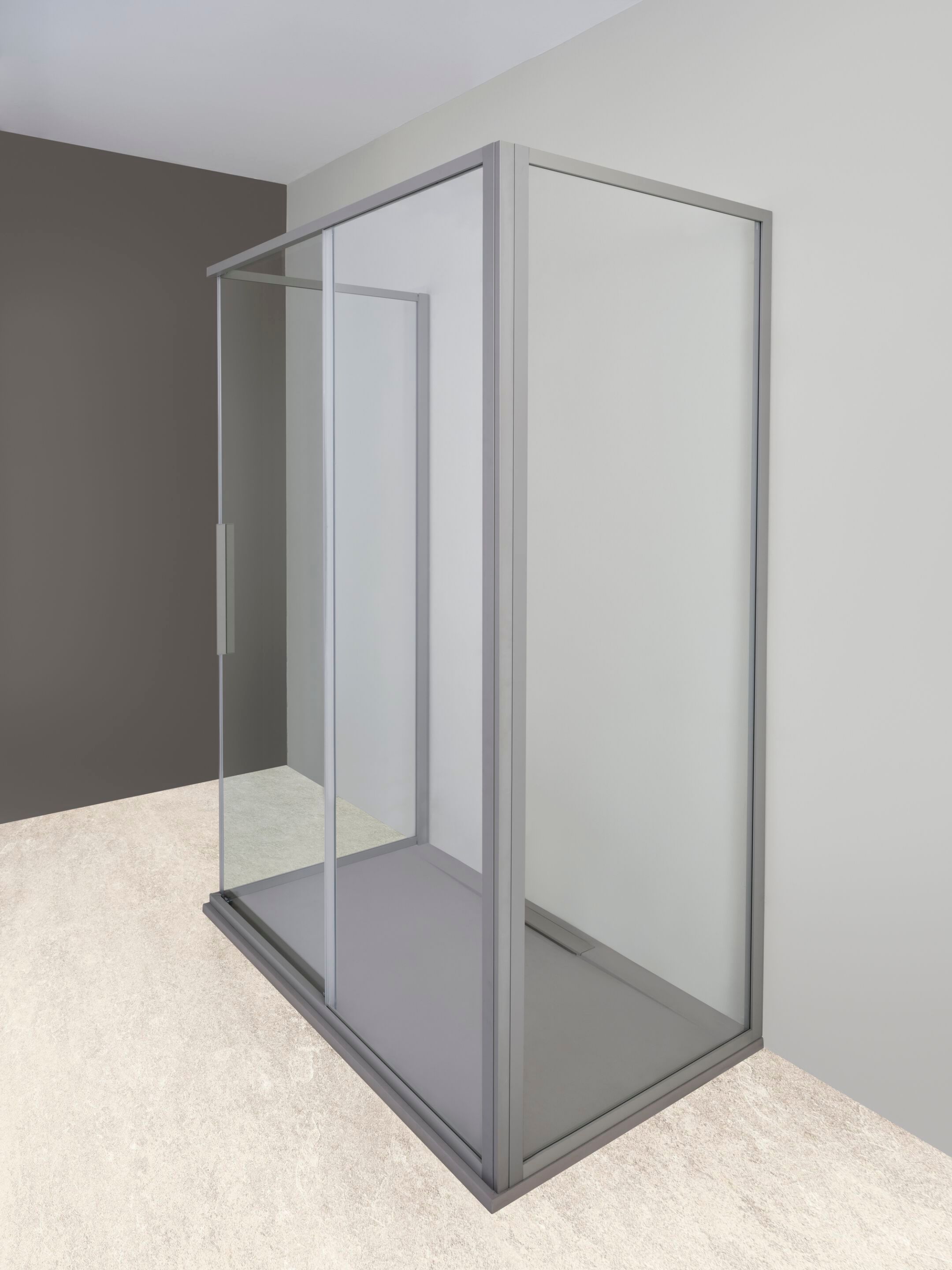 Угловая душевая кабина с раздвижной дверью Kinedo Rainbow 6.0 ARCH-00043137 - Вид №5