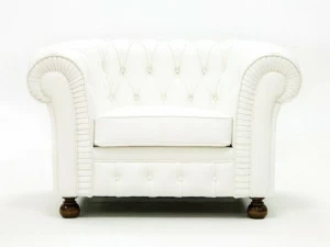 CREARTE COLLECTIONS Стеганое кожаное кресло с подлокотниками Chesterfield crearte 31