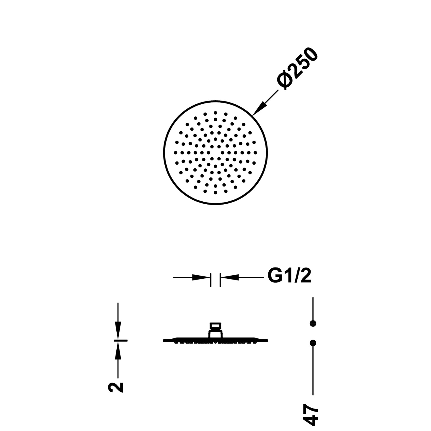 Насадка для душа-134315003 TRES Showers - Вид №1