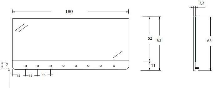 Olympia Ceramica Зеркало в ванной Ukiyo-e Suk - Вид №11
