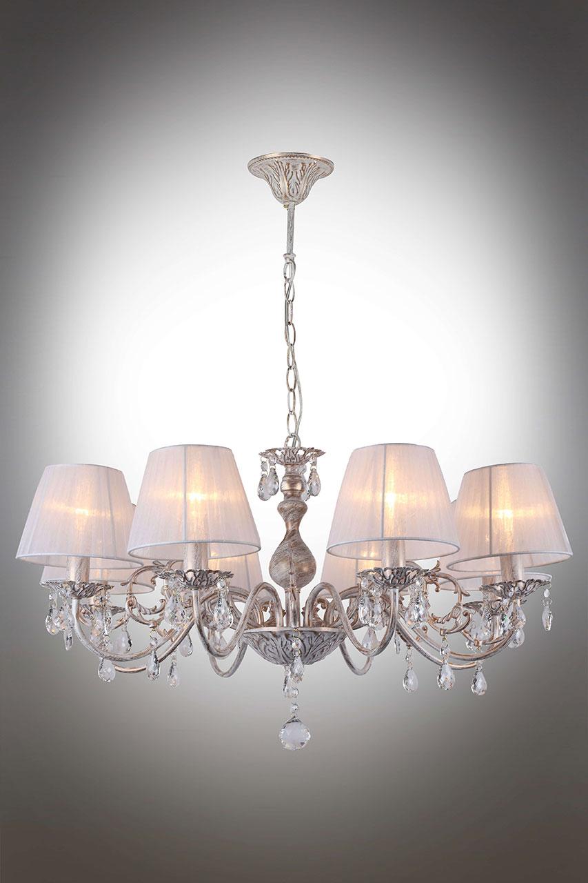 Подвесная люстра Omnilux Bantine OML-53203-08 OMNILUX ДИЗАЙНЕРСКИЕ, BANTINE 187089 Белый  - Вид №1