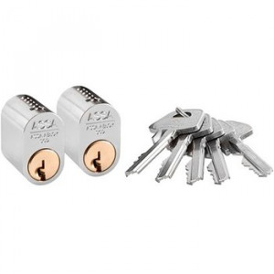Комплект цилиндров ASSA 1301x2 NI + 5 ключей