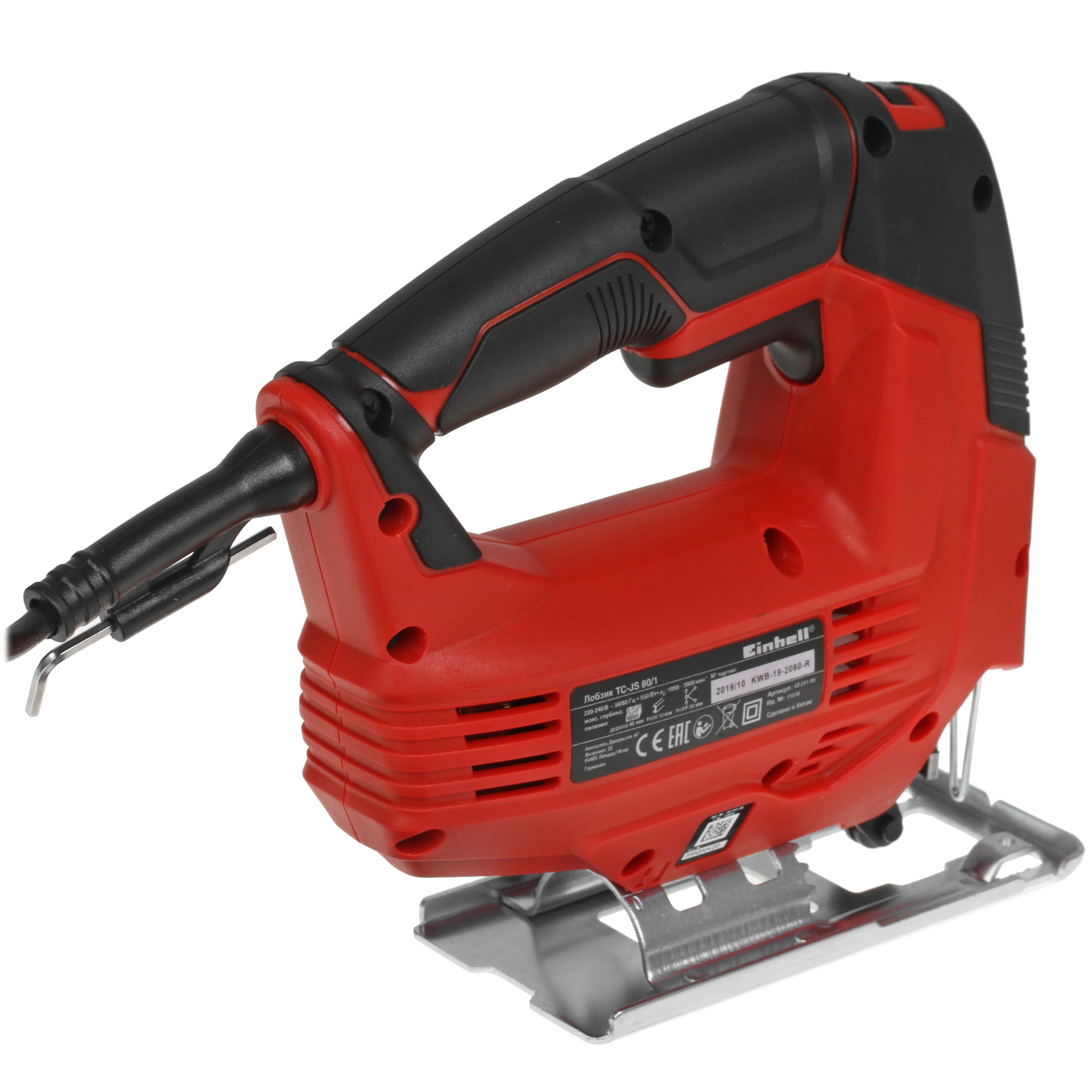 Электрический лобзик Einhell TC-JS 80/1 5308563 STDN-0074840 - Вид №1