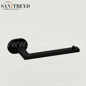 922431 Держатель туалетной бумаги, цвет Черный бархат Kerasan Nolita Италия