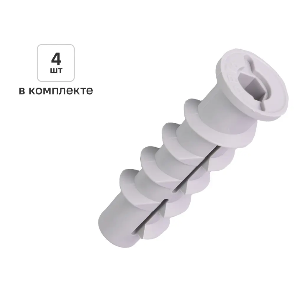 Дюбель для газобетона нейлоновый Dilwis Турбо 10x50мм М6 4 шт STLM-2166238