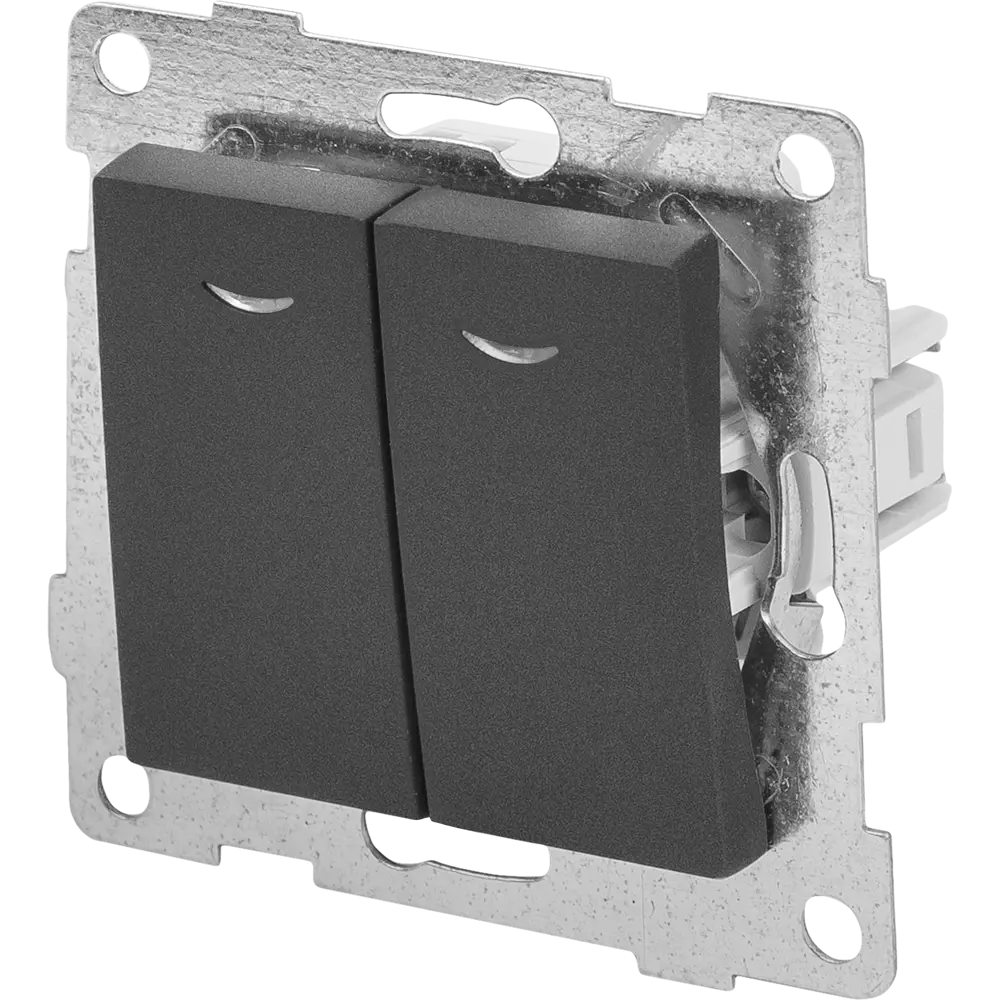 Выключатель GUSI Electric Classic с индикацией для двух цепей освещения 83864243 Ugra STLM-0045174