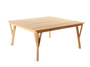 Квадратный стол из тикового дерева