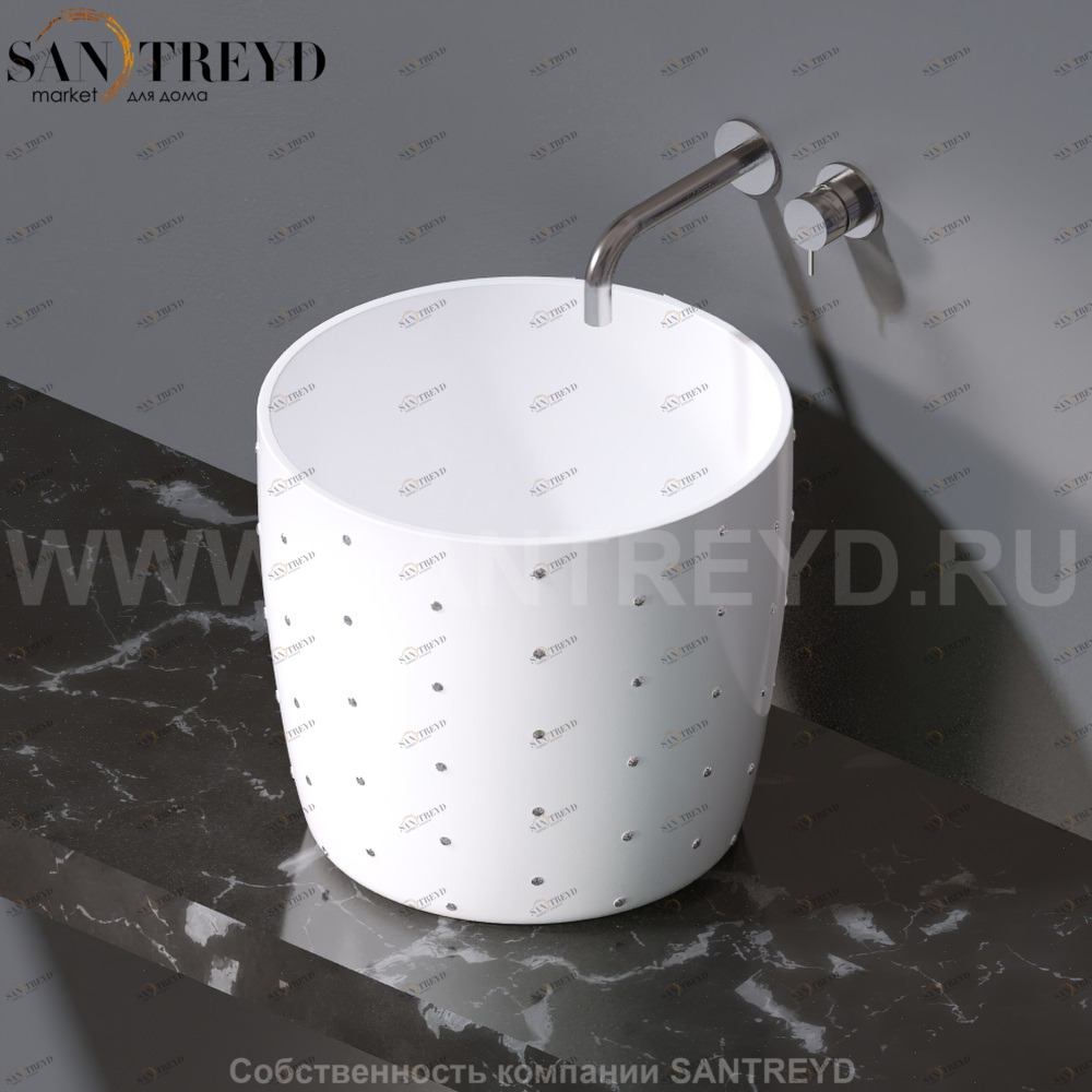 L106.100SW Накладная раковина на столешницу  овальная A. e T. Italia PILLAR AeT ITALIA