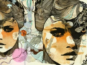 MOMENTI Авторский художественный принт Crazy home paintings Gi-009