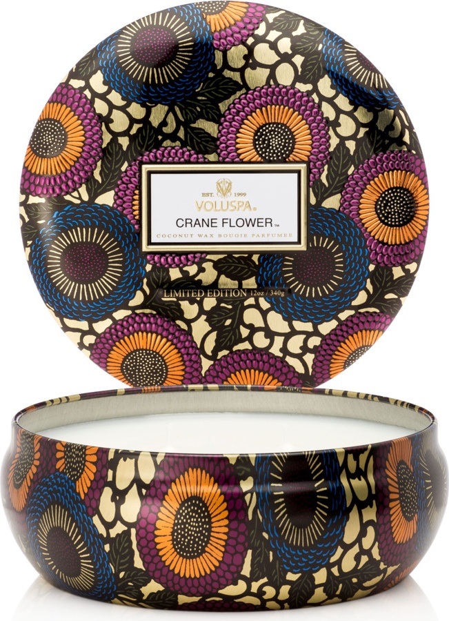 10664270 VOLUSPA Ароматическая свеча Voluspa "Райская птица", с 3 фитилями, 340гр 