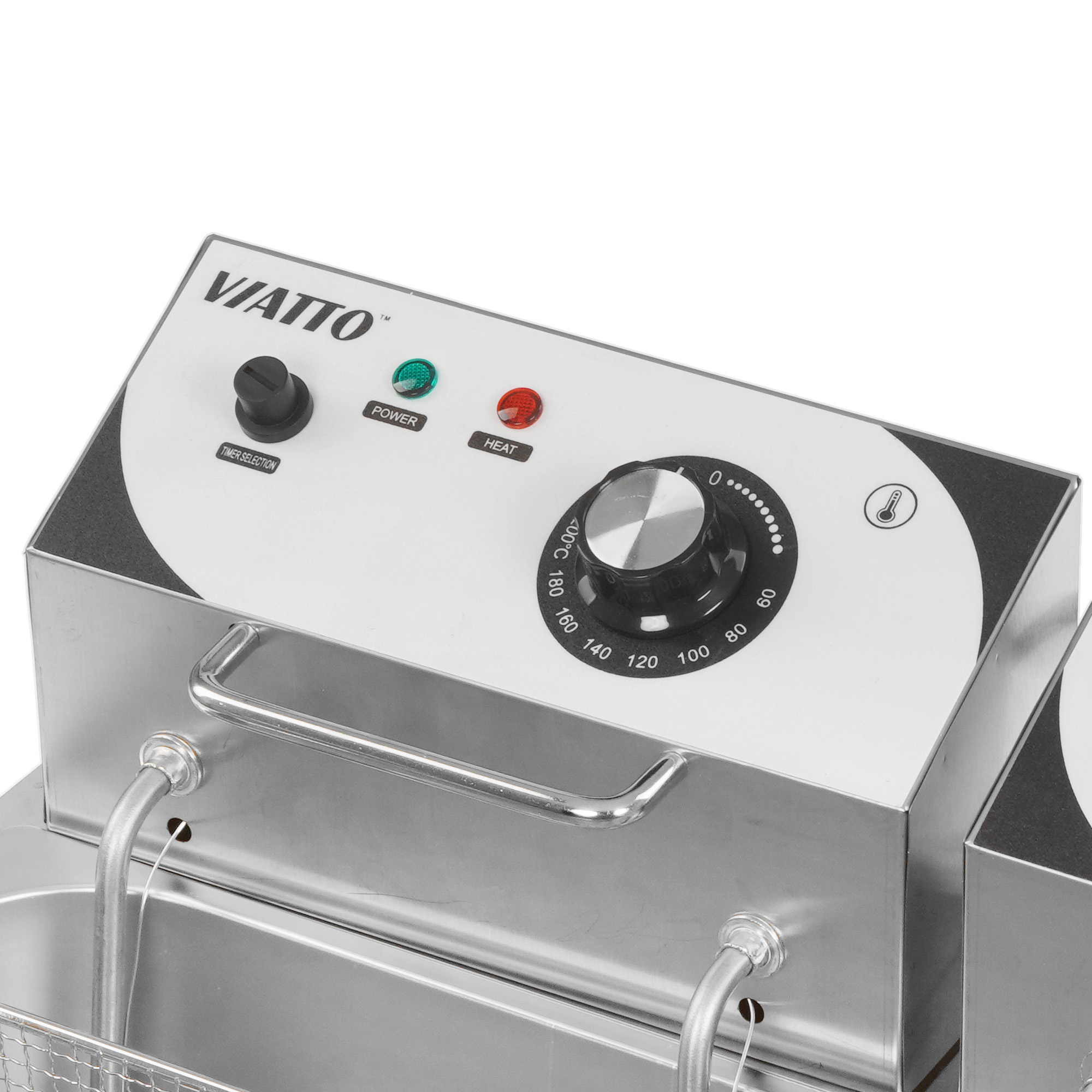 9126324 Фритюрница Viatto VA-MF25 серебристый STDN-0082777 - Вид №3