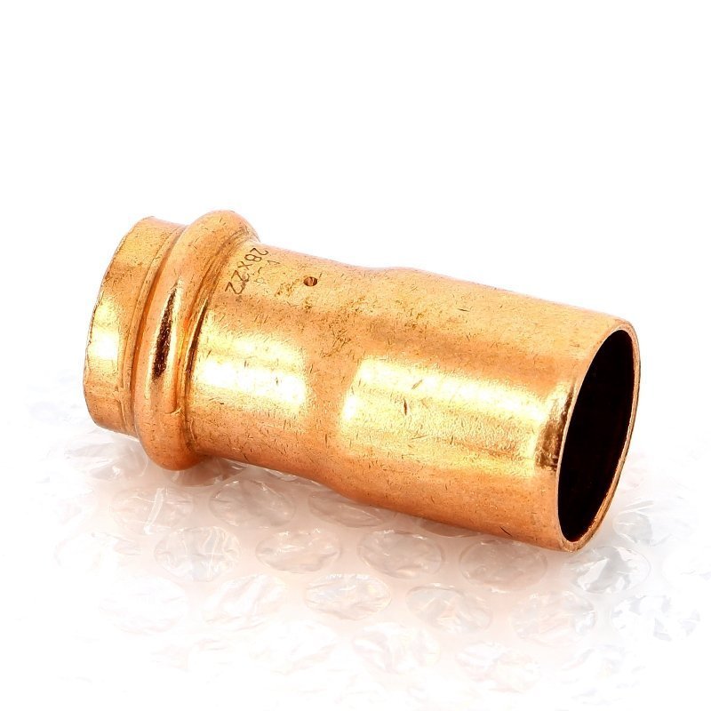 Муфта-вставка пресс 28x22 медная IBP P524302822000 - Вид №2