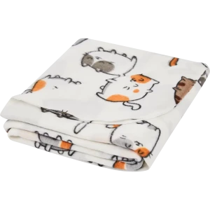 Плед Кот милашка 130x170 см флис цвет разноцветный