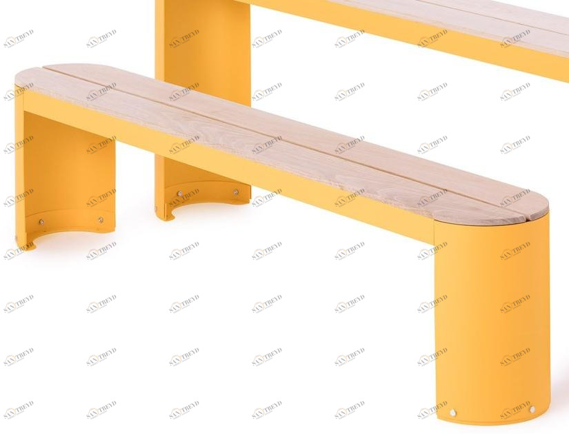 Nola Industrier Лакированная скамья без спинки Urban play U07-10 bench