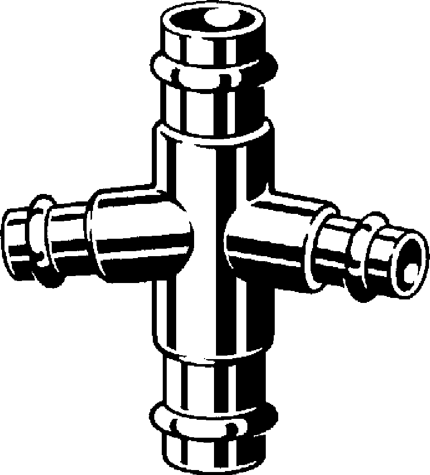 325 985 Модель 2247 Трубопроводные системы  Profipress  Коллекторы, крестовины Santreyd  - Вид №1