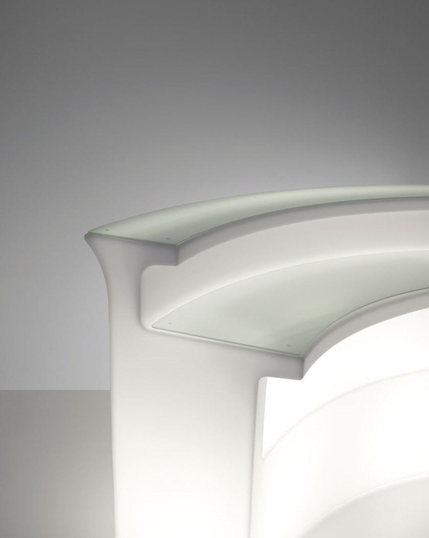 SLIDE Барная стойка с подсветкой из полиэтилена для улицы sun-id-1355350 - Вид №12