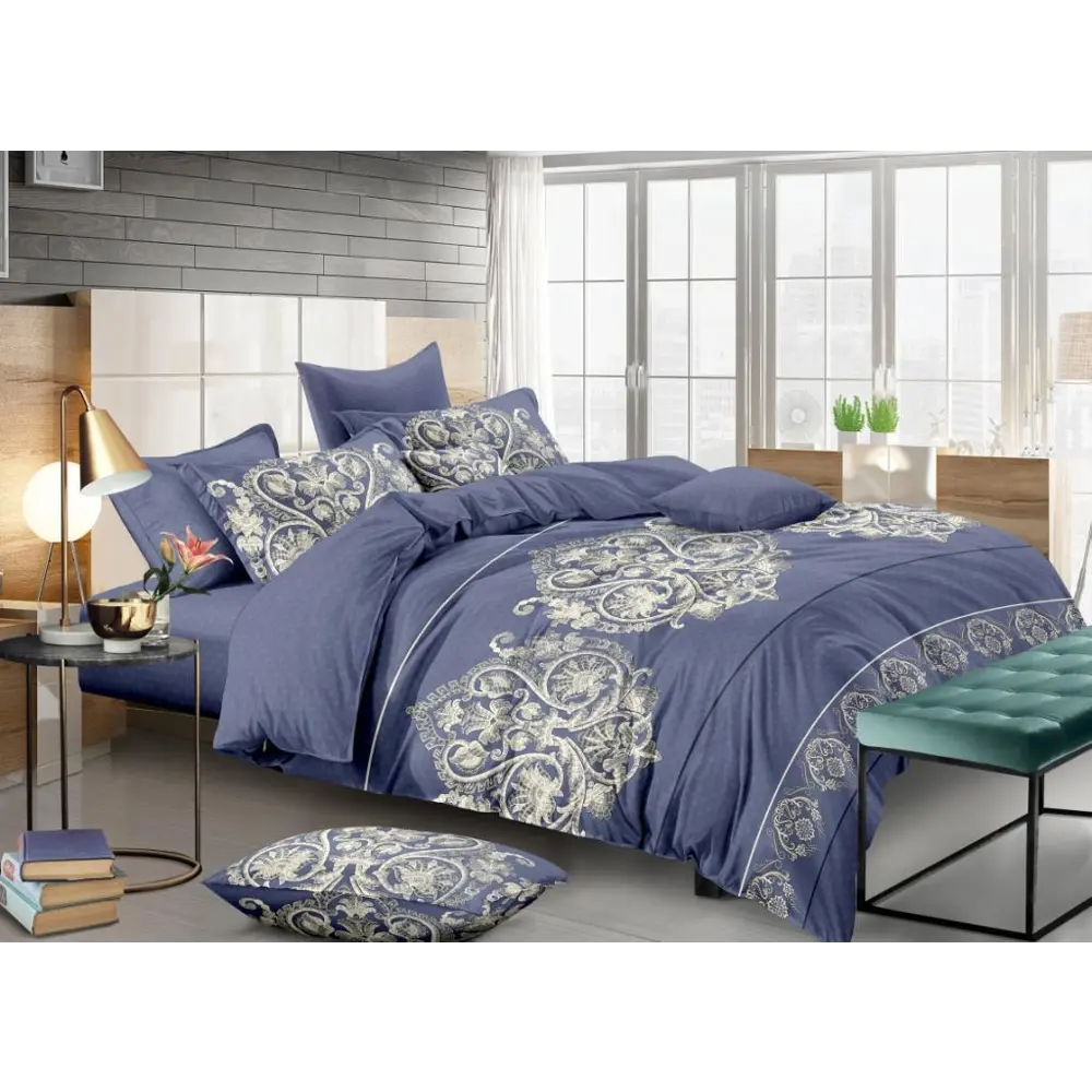 Комплект постельного белья Amore Mio Стиль евро сатин разноцветный STLM-2017191 - Вид №6