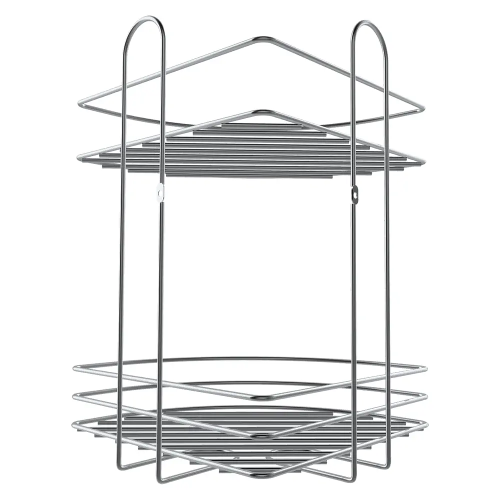 Полка для ванной Lemer Nil 23x34.5 см металл цвет хром STLM-2001457 - Вид №6