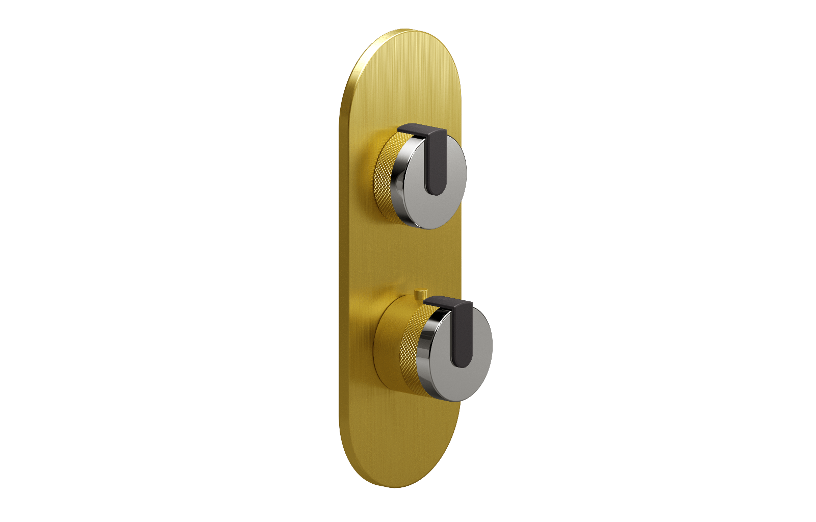 E-8026-R1PCE0-L1GM-BB-T Планка M-Series с 2 ручками - Внешняя часть GRAFF MOD+
