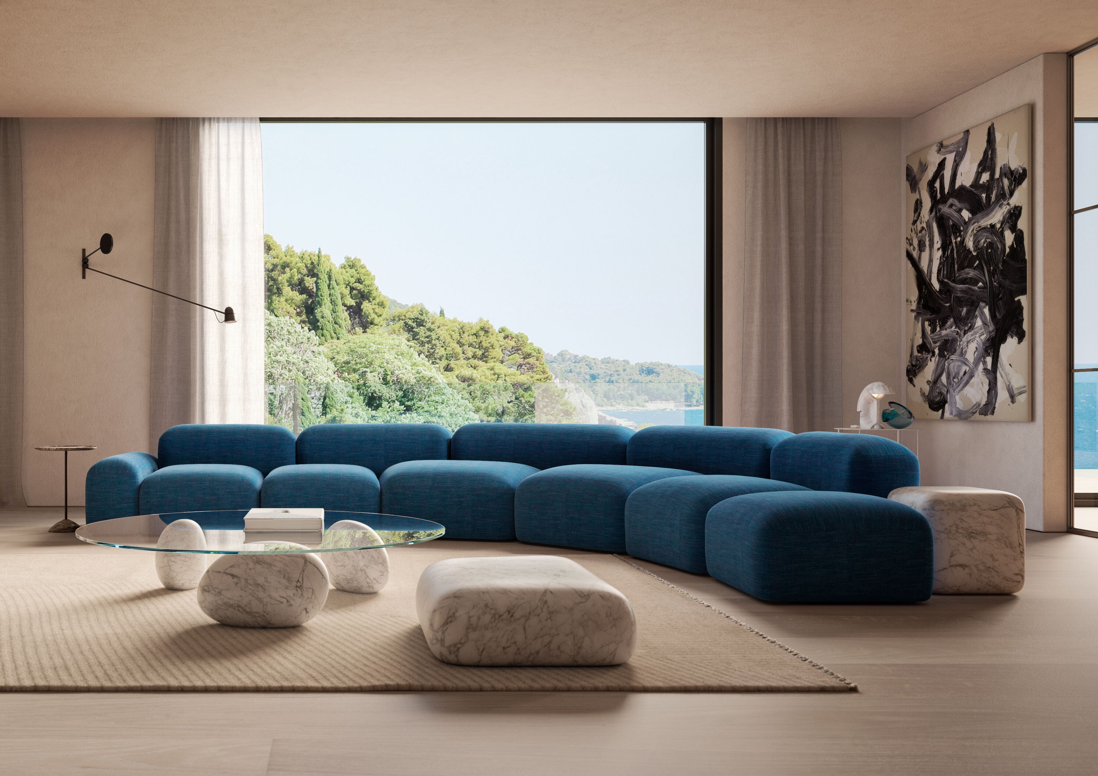 Модульный изогнутый диван Amura ARCH-00068422 - Вид №6